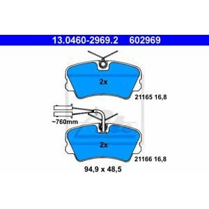 накладки ATE 13.0460-2969.2