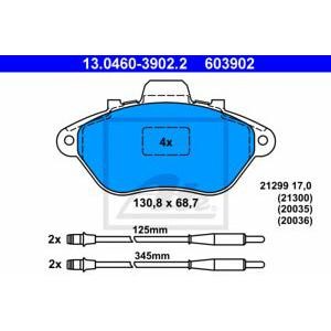 накладки ATE 13.0460-3902.2 
