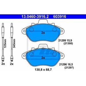 накладки ATE 13.0460-3916.2 