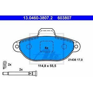 накладки ATE 13.0460-3807.2