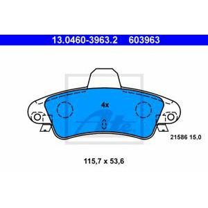 накладки ATE 13.0460-3963.2
