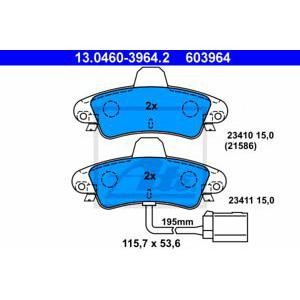 накладки ATE 13.0460-3964.2 