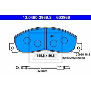 накладки ATE 13.0460-3969.2 