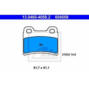 накладки ATE 13.0460-4058.2 