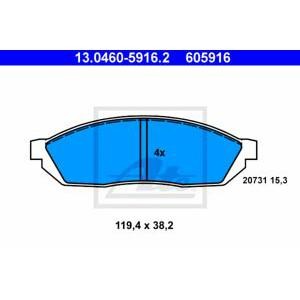 накладки ATE 13.0460-5916.2 