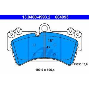 накладки ATE 13.0460-4993.2 