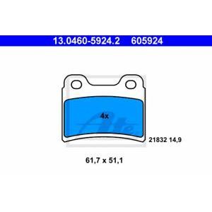 накладки ATE 13.0460-5924.2 