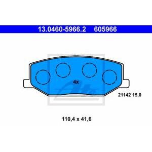 накладки ATE 13.0460-5966.2