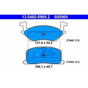 накладки ATE 13.0460-5969.2