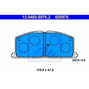 накладки ATE 13.0460-5976.2 
