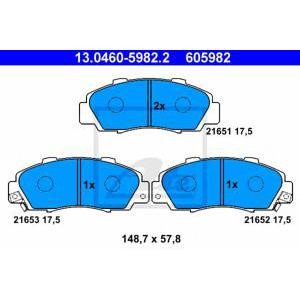накладки ATE 13.0460-5982.2 