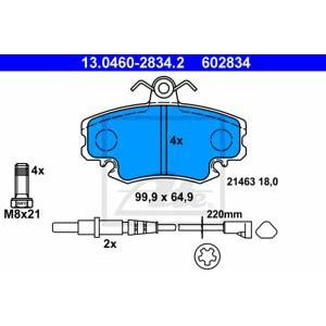 накладки ATE 13.0460-2834.2 