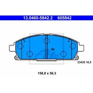 накладки ATE 13.0460-5842.2 