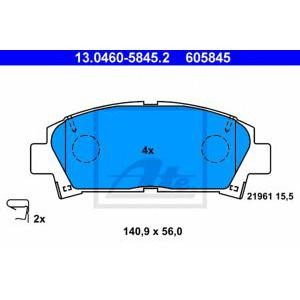 накладки ATE 13.0460-5845.2 