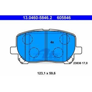 накладки ATE 13.0460-5846.2 