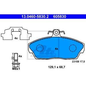накладки ATE 13.0460-5830.2 