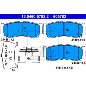 накладки ATE 13.0460-5782.2 