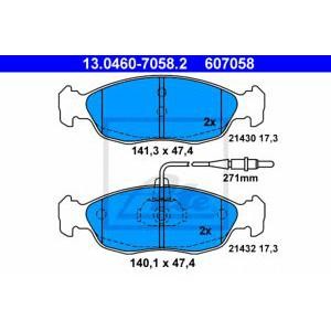 накладки ATE 13.0460-7058.2
