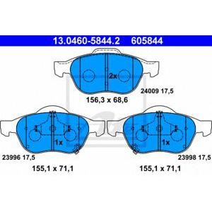 накладки ATE 13.0460-5844.2