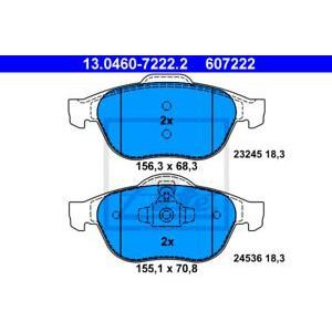 накладки ATE 13.0460-7222.2