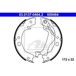 накладки за ръчна спирачка ATE 03.0137-0464.2 