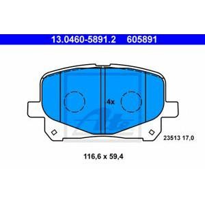 накладки ATE 13.0460-5891.2