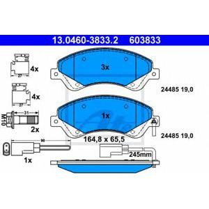накладки ATE 13.0460-3833.2 