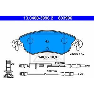 накладки ATE 13.0460-3996.2 
