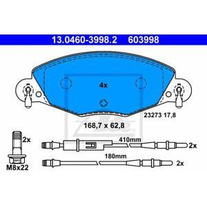 накладки ATE 13.0460-3998.2 