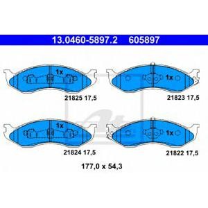 накладки ATE 13.0460-5897.2