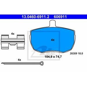 накладки ATE 13.0460-6911.2 