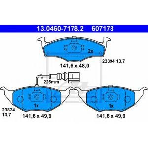 накладки ATE 13.0460-7178.2