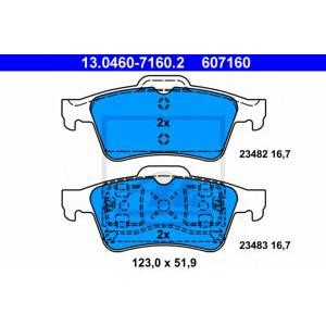 накладки ATE 13.0460-7160.2 
