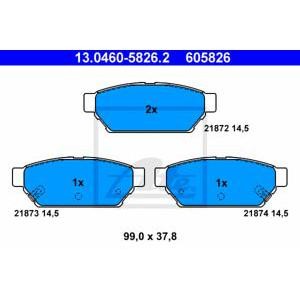 накладки ATE 13.0460-5826.2