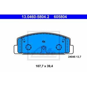 накладки ATE 13.0460-5804.2