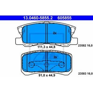 накладки ATE 13.0460-5855.2 