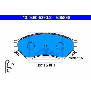 накладки ATE 13.0460-5890.2