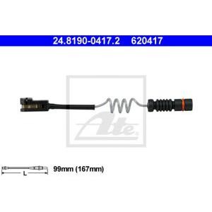 датчик, износване на накладки ATE 24.8190-0417.2 