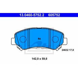 накладки ATE 13.0460-5752.2