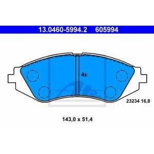 накладки ATE 13.0460-5994.2