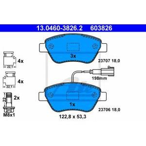 накладки ATE 13.0460-3826.2 