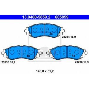 накладки ATE 13.0460-5859.2