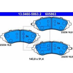 накладки ATE 13.0460-5863.2