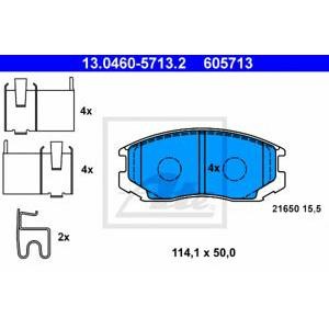 накладки ATE 13.0460-5713.2