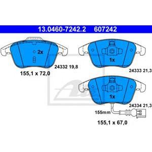 накладки ATE 13.0460-7242.2 
