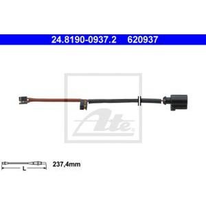 датчик, износване на накладки ATE 24.8190-0937.2 