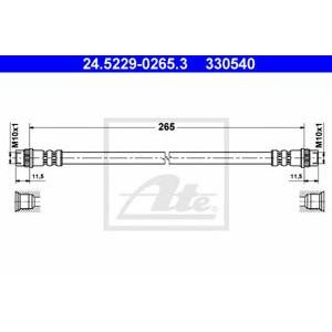 спирачен маркуч ATE 24.5229-0265.3 
