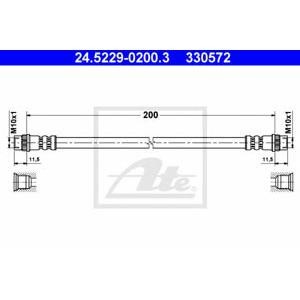 спирачен маркуч ATE 24.5229-0200.3 