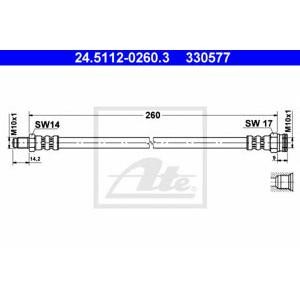 спирачен маркуч ATE 24.5112-0260.3 