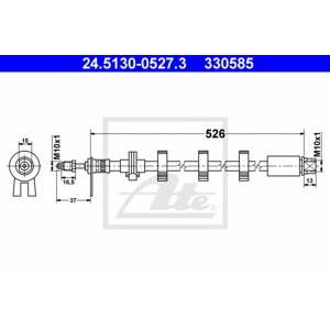 спирачен маркуч ATE 24.5130-0527.3 